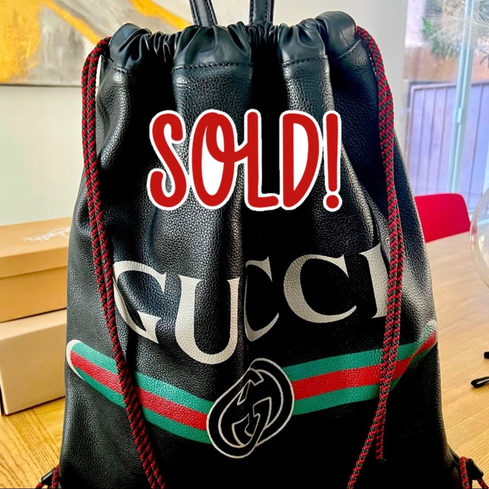 SOLD❤️❤️ Gucci L/XL Street Backpack - Unisex & Brand New